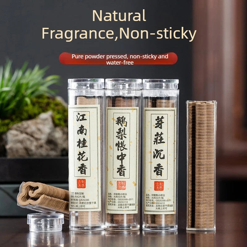 Natural Coil Incense Set - Long-Lasting Aromatherapy with Multiple Scents