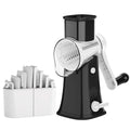 5-in-1 Rotary Cheese Grater Shredder Vegetable Julienne Slicer Kitchen Tool