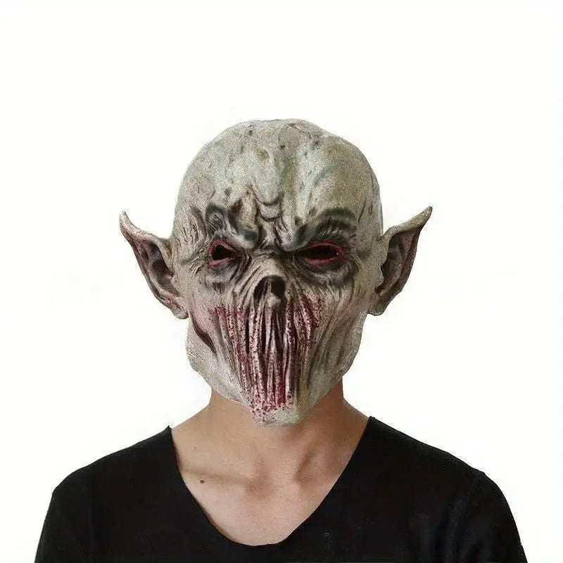 Halloween Zombie Mask Scary Costume Prop for Party Cosplay Terror Biochemical Vampire