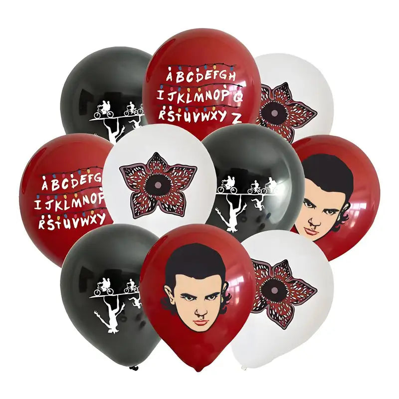 10pcs 12-Inch Latex Balloons for Birthday Party Baby Shower Halloween Decorations