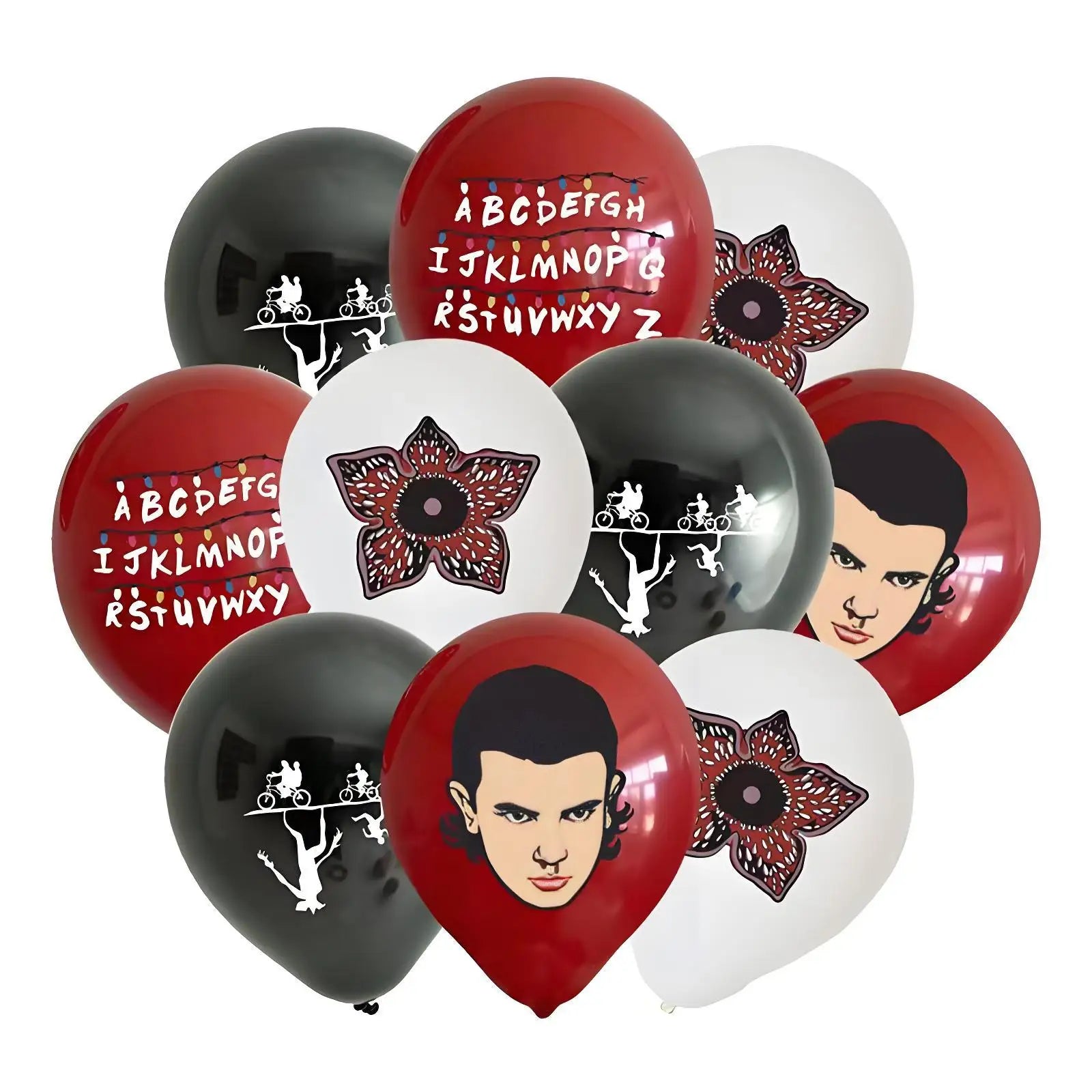 10pcs 12-Inch Latex Balloons for Birthday Party Baby Shower Halloween Decorations