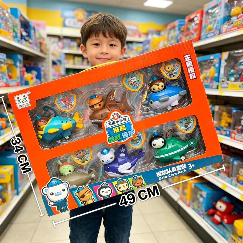 Octonauts Play Set with Action Figures - Educational Kids Toy & Holiday Gift