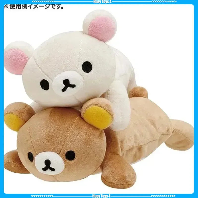 Cute Kawaii Pencil Case for Girls - Rilakkuma Bear & Cat Design, Multiple Colors