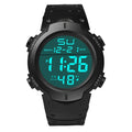 Men's Digital Sport Watch Rubber Fitness Timer Waterproof Electronic Clock