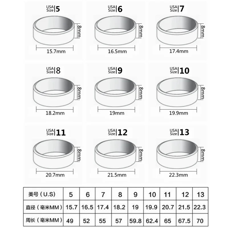 Men's Square Signet Ring Stainless Steel Engraved Jewelry Customizable