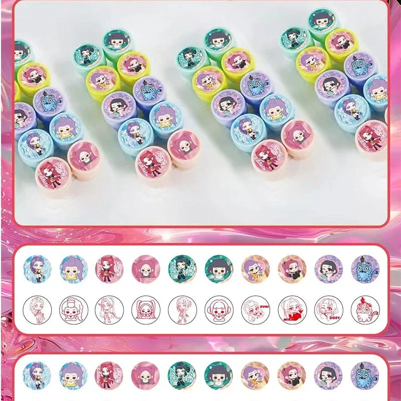 Kids Stamp Set 12 or 24 Pieces Birthday Party Favors DIY Painting & Teaching Tools