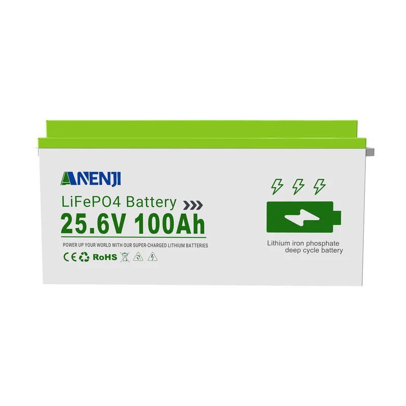 12.8V/25.6V 100Ah LiFePO4 Lithium Battery with Bluetooth and Low Temp Protection