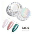 Mirror Chrome Powder Top Coat for Nail Art - 9ML Professional Gel Polish Finish