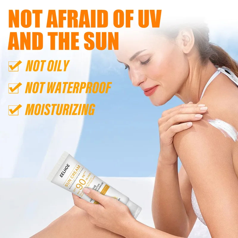 SPF 90 Whitening Sunscreen for Face & Body Oil-Control Moisturizer 40g