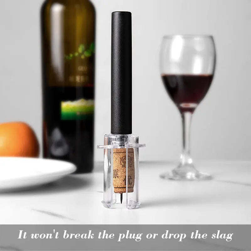 Air Pressure Wine Opener Set - Manual Aluminum Corkscrew for Bottles & Cylinders