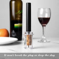 Air Pressure Wine Opener Set - Manual Aluminum Corkscrew for Bottles & Cylinders