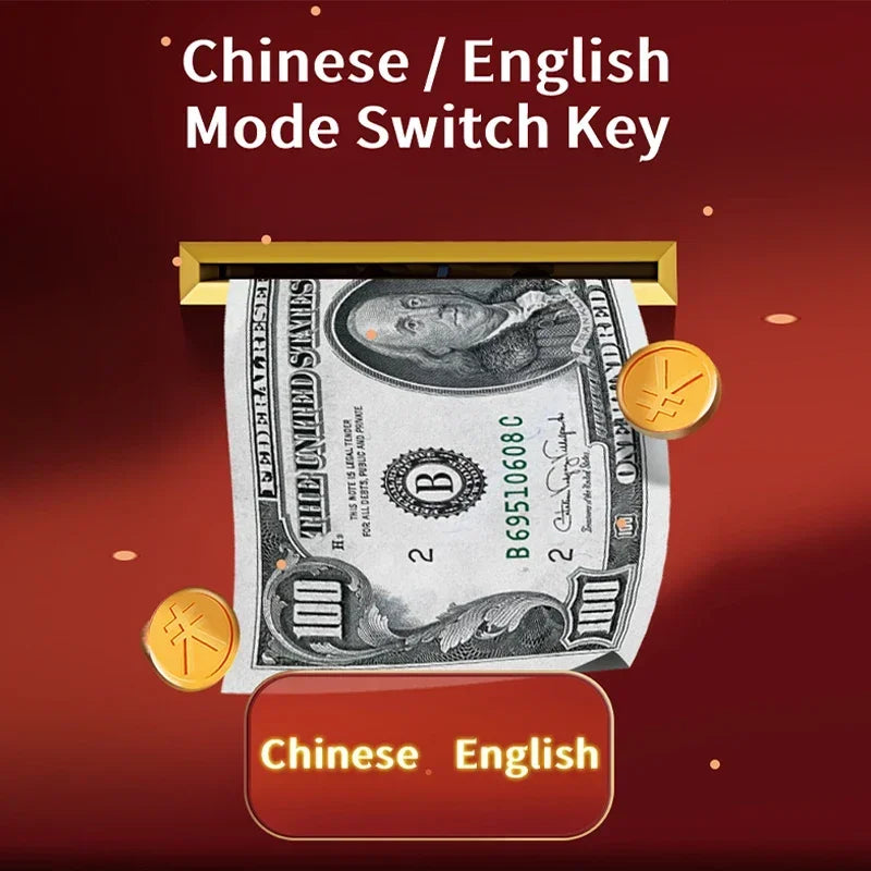 Electronic Piggy Bank Moneybox with Password Security and Light Sound Features