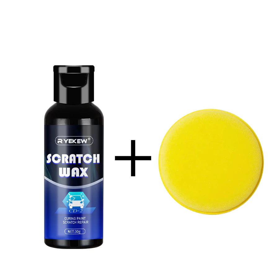 NanoTech Car Scratch Remover Wax - 3Min Quick Repair, Color-Adaptive, UV Protection