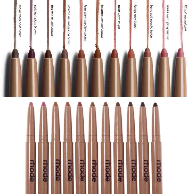 Long Lasting Lip Liner Pen - 11 Colors Skin Peptide Lip Shape & Lipstick Tool