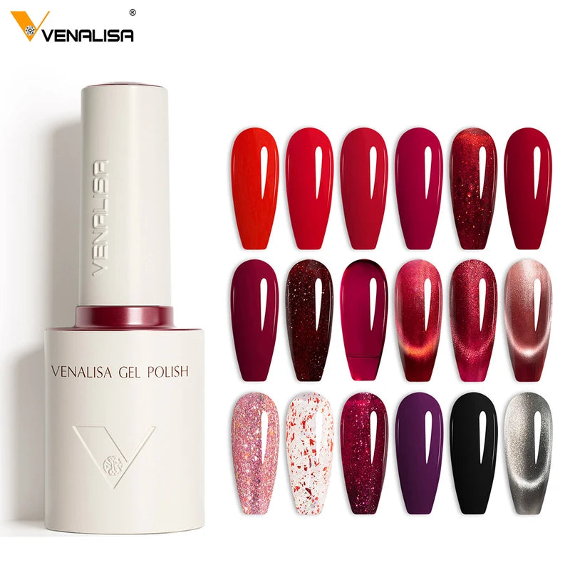 V6 Venalisa 10ml HEMA and TPO Free Nail Gel Polish - Ultra Cat Eye Effect, Semi-Permanent, Soak Off UV & LED Varnish