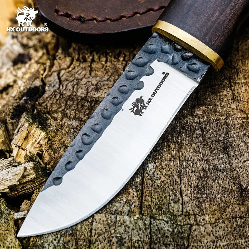 High Carbon Steel Hunting Knife - Outdoor Survival & Camping Tool