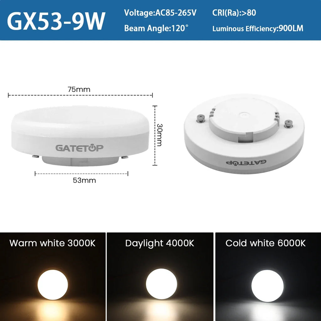 20PCS LED Spotlight Set AC85-265V 5W-15W Wardrobe & Mount Light - Multiple Colors
