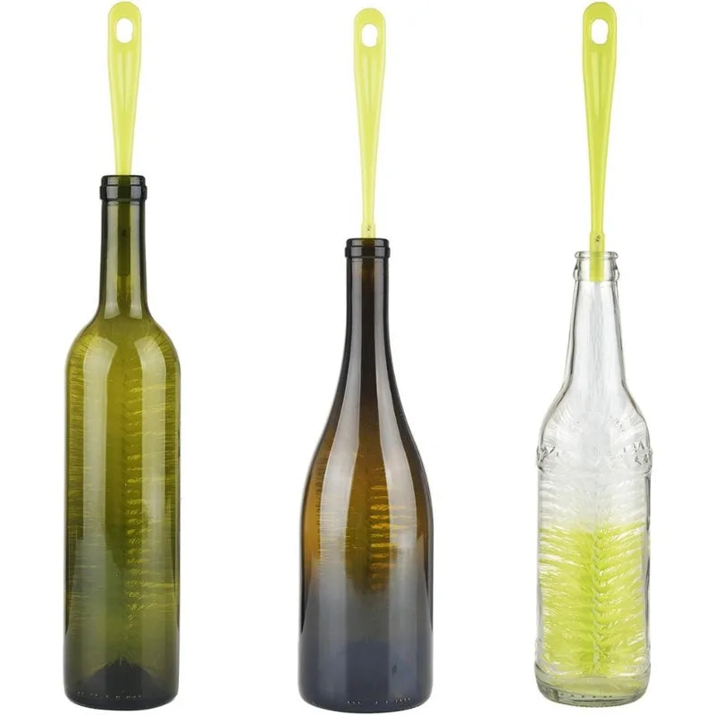 Bottle Brush Cleaner for Wine Beer Thermos Glass Long Narrow Neck Bottles
