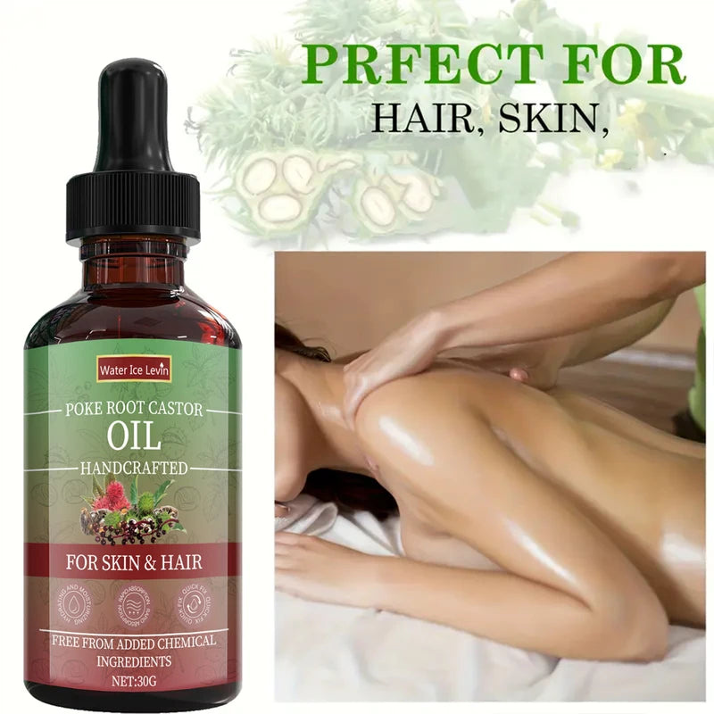 Natural Castor Oil for Skin & Hair - Deep Moisture & Winter Nourishment