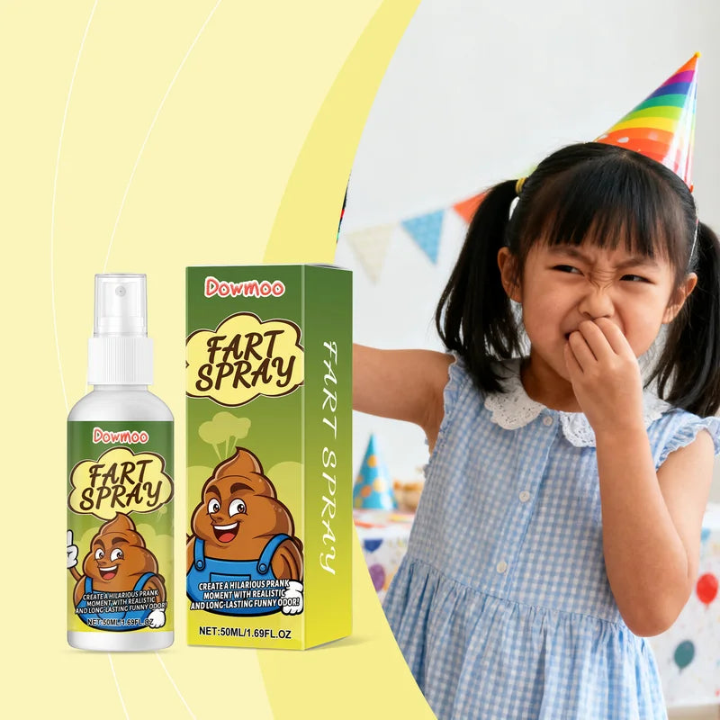 Funny Prank Fart Spray 50ml - Simulates Real Smells for Parties & Gags