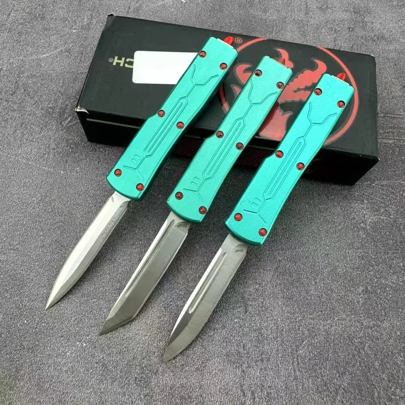 Multifunctional Folding Knife with Drop Point Blade for Outdoor Camping Hunting - Black, Blue, Beige