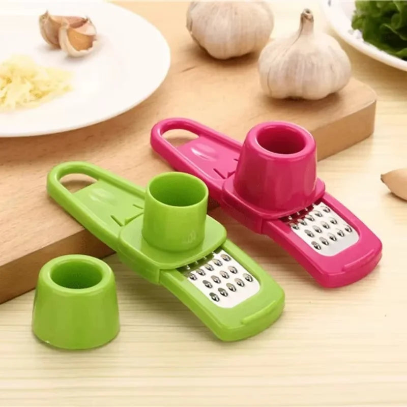 Mini Garlic Grinder and Peeling Machine - Portable Multi-Functional Kitchen Tool