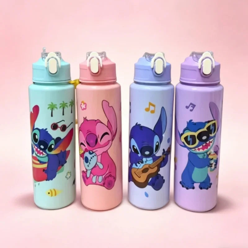 3D Printed Cartoon Water Bottle - Reusable, Leak-Proof, Lightweight Travel Kettle