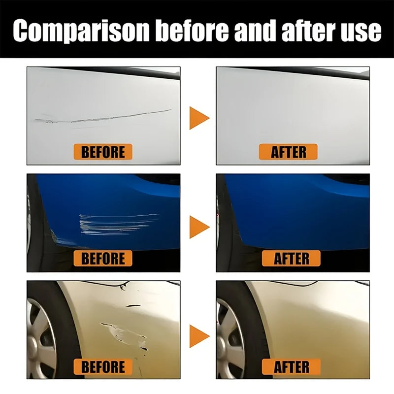 Car Scratch Repair Wax - Fast-Acting Paint & Plastic Restorer, No Buffing Needed