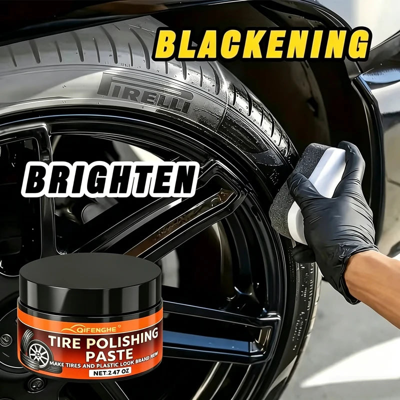 Tire Retreading Wax for Faded Tires Protection & Renewal - Vehicle Maintenance