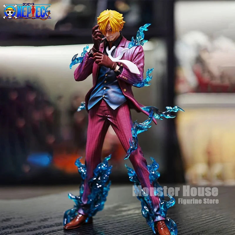 24cm Anime ONE PIECE Sanji PVC Action Figure - Diable Jambe Collectible Statue
