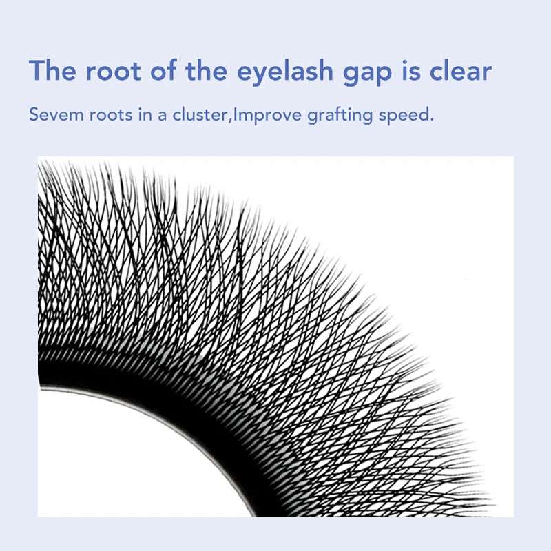 3D W Shape False Eyelashes Premade Volume Fans with Variety of Curl and Length Options