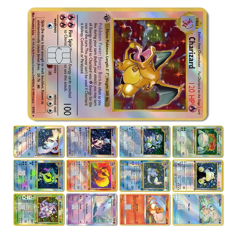 Holographic Card Skin Sticker for Credit & Debit Cards - Laser Film Protective Cover