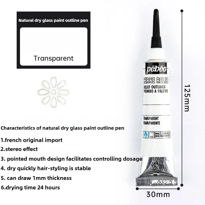 Acrylic Paint Tube 20ML Waterproof Art Supplies for Wood Canvas Fabric Glass