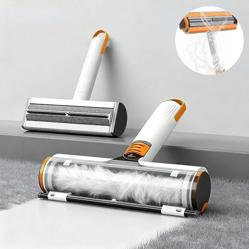 Pet Hair Remover Roller - Washable, Portable Fur Sticking Brush for Clothes & Furniture