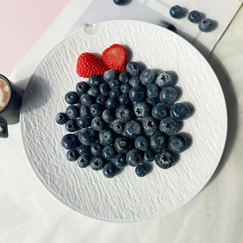 Fake Blueberries - Realistic Faux Fruit Decor for Crafts, Home & Kitchen Displays