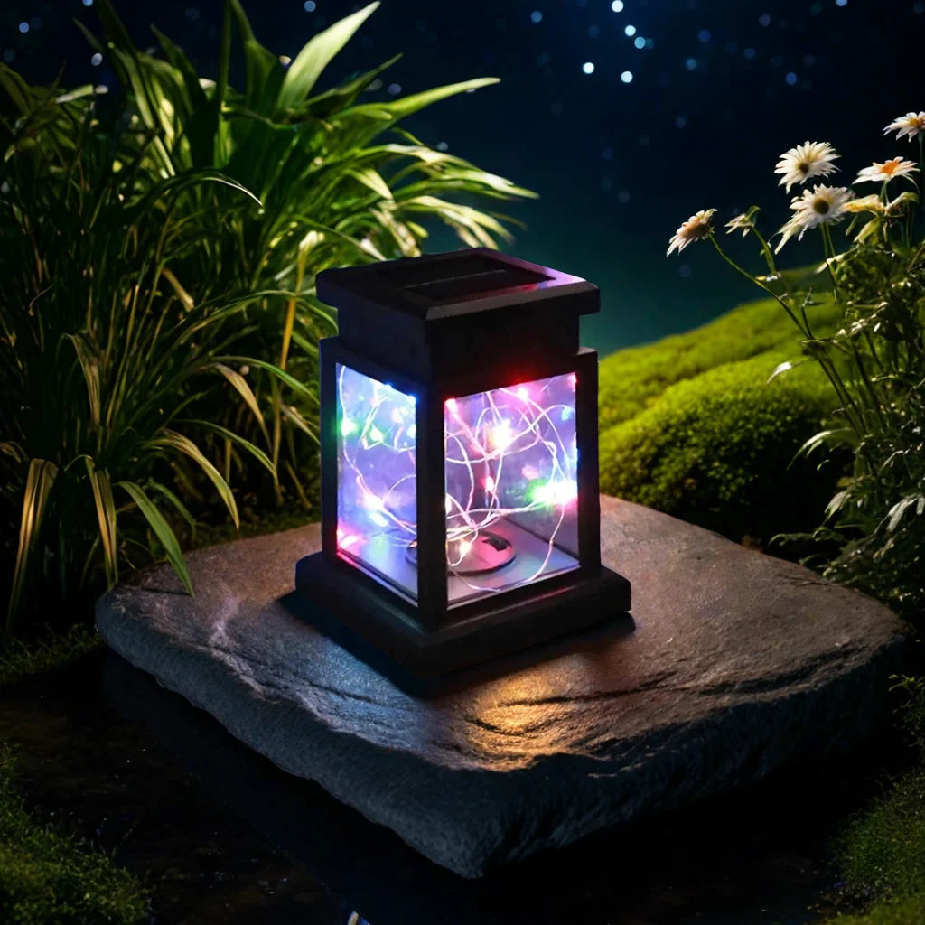 Solar Lantern Outdoor Garden Hanging Lights Waterproof LED Decoration for Halloween Christmas