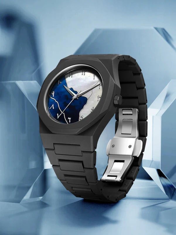 Men's Quartz Business Watch - Senior Style, Adjustable Strap, Multiple Colors