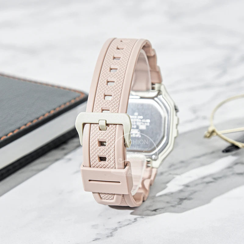 Luxury Digital Military Watch Set for Men and Women - W-218HC-4A2