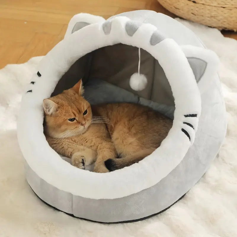 Four Season Universal Cat Bed - Soft Cozy Pet House & Sleeping Bag