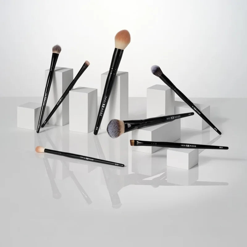 Pro Makeup Brush Set 7PCS - Professional Face, Eye & Lip Cosmetic Tools