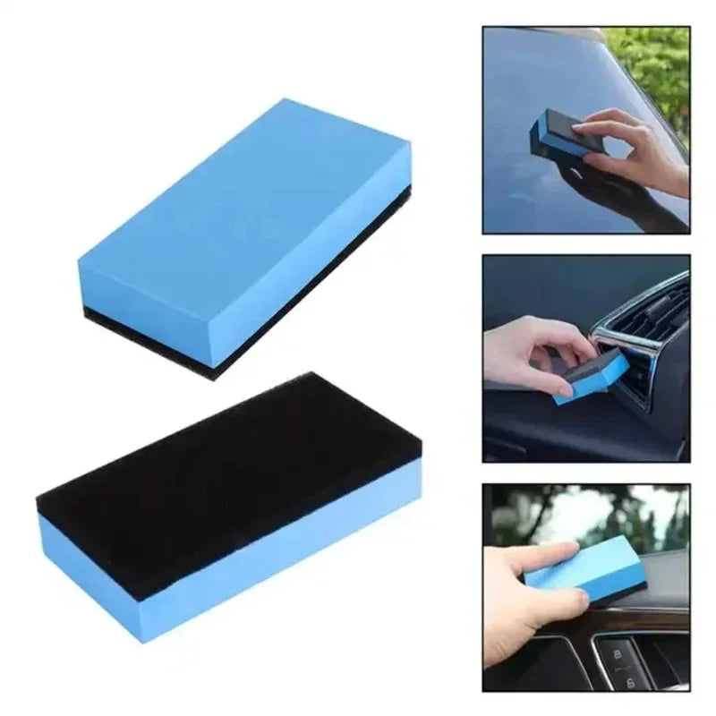 Car Ceramic Coating Applicator Sponge for Glass Nano Wax Polishing & Tire Cleaning