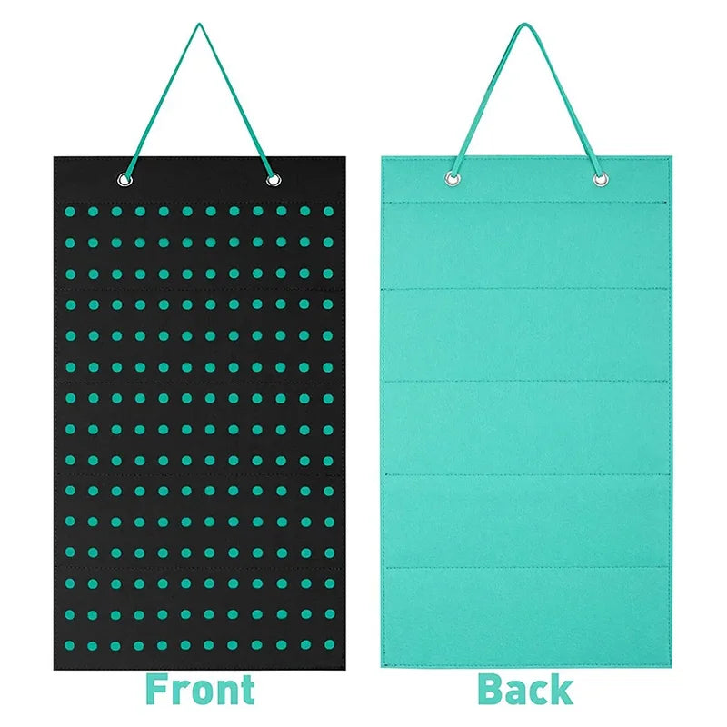 Hole Shoe Decoration Storage Container - Hanging Holiday Display Organizer