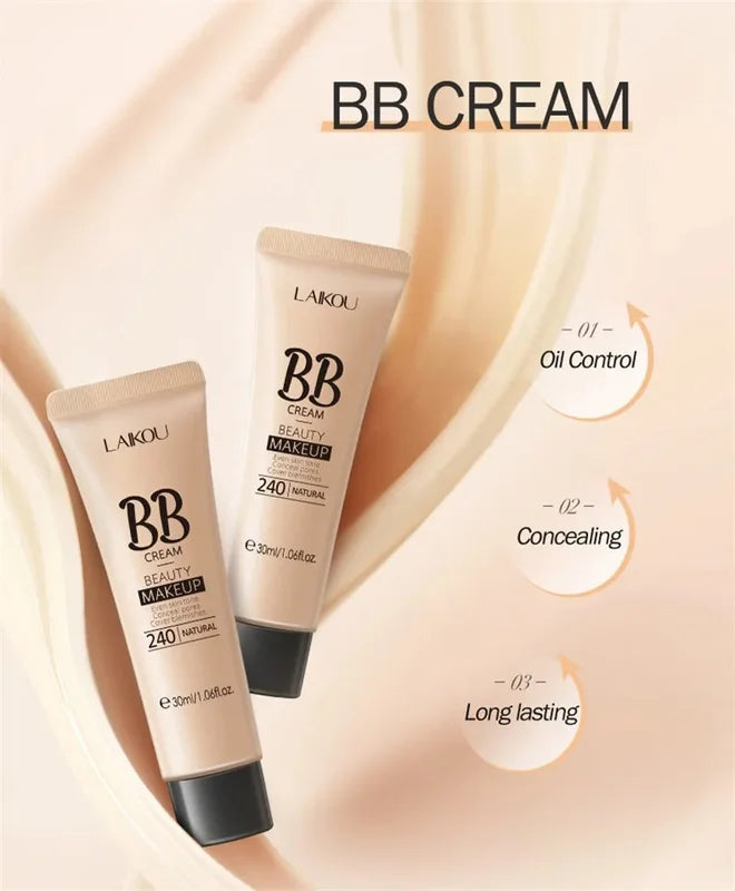 BB Cream Foundation Concealer Long Lasting Waterproof Skin Brightening 30ml