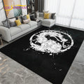 Large Cartoon Mortal Kombat Area Rug Non-Slip Floor Mat for Living Room Bedroom Kitchen