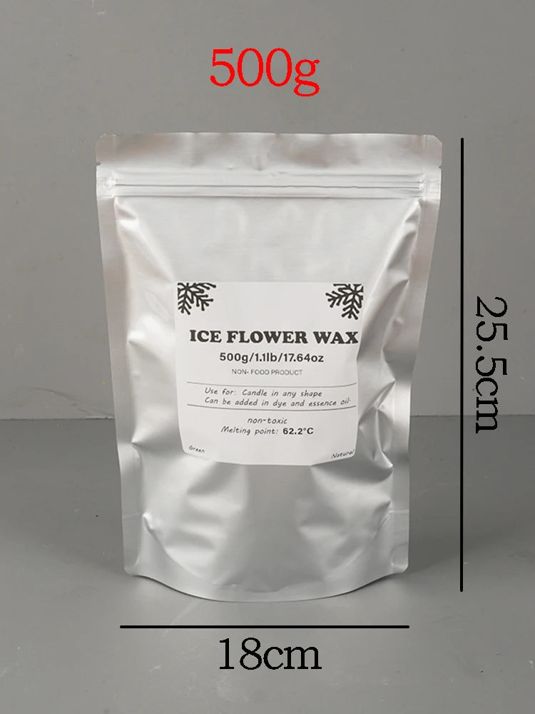White Candle Wax for DIY Candle Making Supplies - 500g/1000g Snowflake & Landscape Sand
