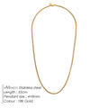 Minimalist Stainless Steel Necklace Box Chain Men & Women Jewelry