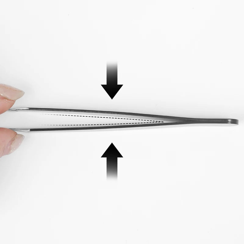 Stainless Steel Eyebrow Tweezers Professional Facial Hair Removal & Shaping Tool Kit