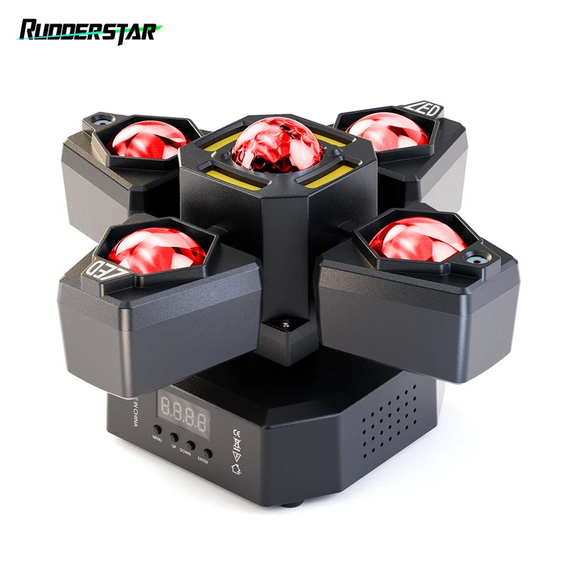 4-Arm Moving Head Stage Light 70W RGBW Beam Effect for DJ Party Theater