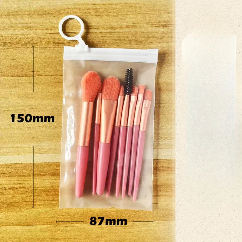 Soft Fluffy Makeup Brush Set with Face Foundation Blush Eyeshadow Blending Tools