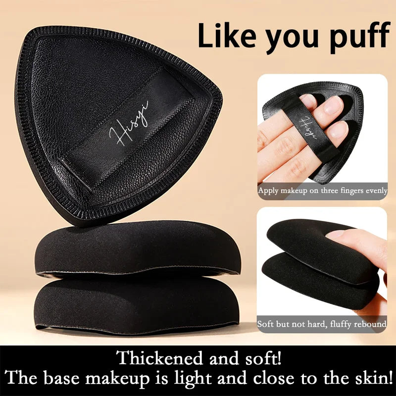 Triangular Makeup Sponge - Soft Velvet Cosmetic Blender for Face Foundation